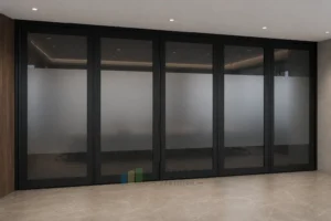 Como Planejar Marcações de Visibilidade em Paredes de Vidro Operáveis