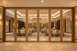 Briefing de Aquisição de Parede de Vidro Móvel para Lounge VIP de Aeroporto