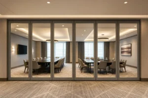 Como Planejar Paredes de Vidro Móveis para Suítes de Conferência de Hotel